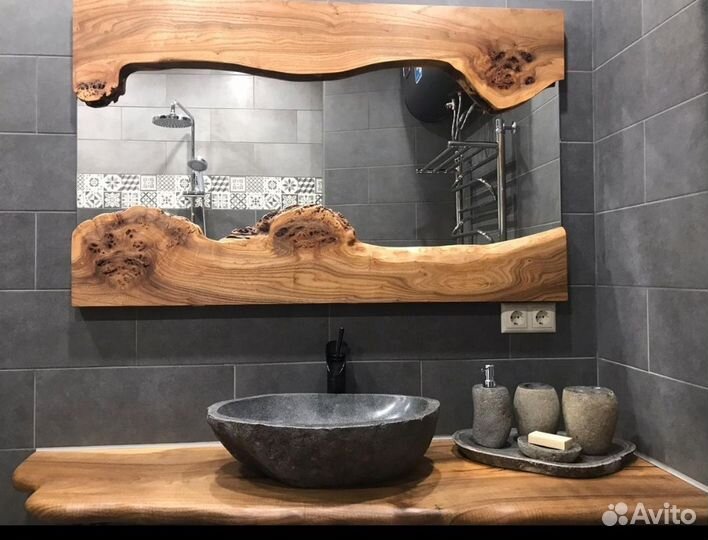 Рамка для зеркала из массива на заказ