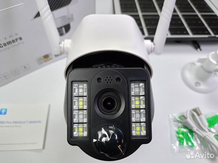 Камера видеонаблюдения солнечной батарее 4G