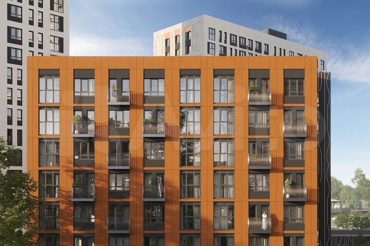 1-к. квартира, 39,6 м², 3/25 эт.