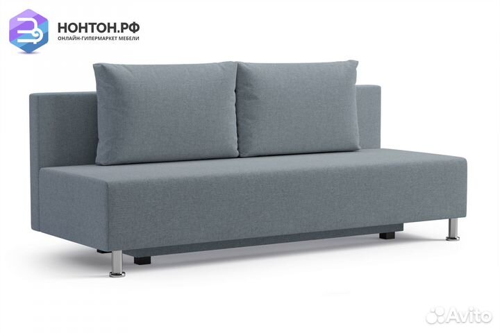 Диван еврокнижка Канна темно-серый