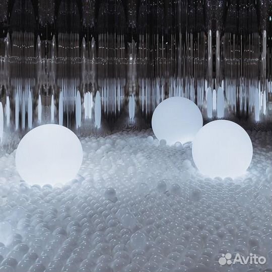 Светодиодный светильник шар 40 см RGB IP65 220 В