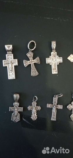 Крестики нательные серебро