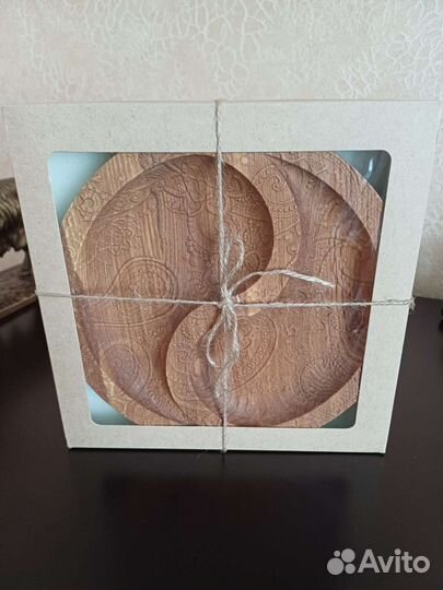 Тарелки из дерева