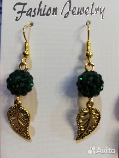 Новые сережки