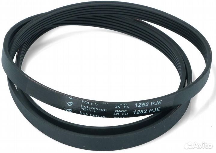 Ремень 1252 J5 черн. 'Hutchinson'