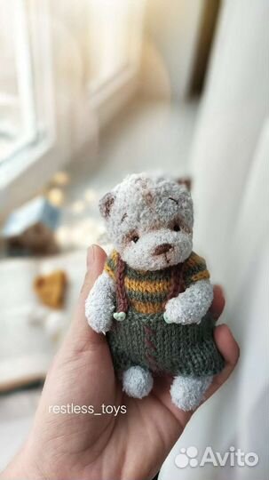 Мишка Тедди вязаный. Ручная работа