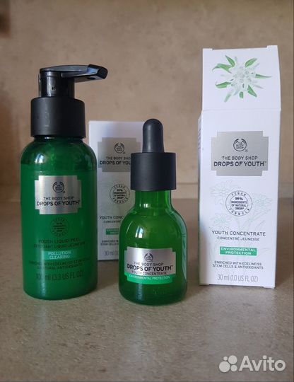 The Body Shop Гоммаж и Концентрат 