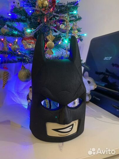 Маска бетмена детская 1-5 лет