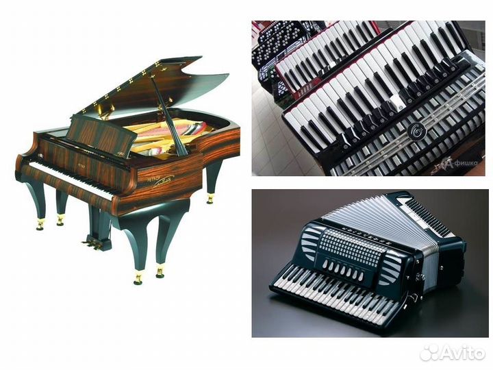 Настройка и ремонт фортепиано, баяна, аккордеона