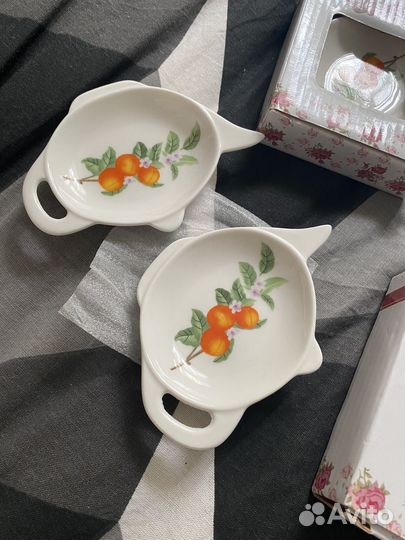 Набор подставок под чайные пакетики 2шт