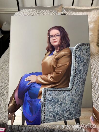 Портрет по фото Фото на холсте Печать на холст