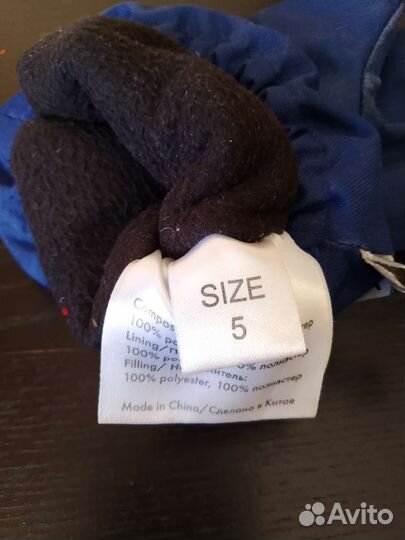 Краги варежки bjorka 5 размер