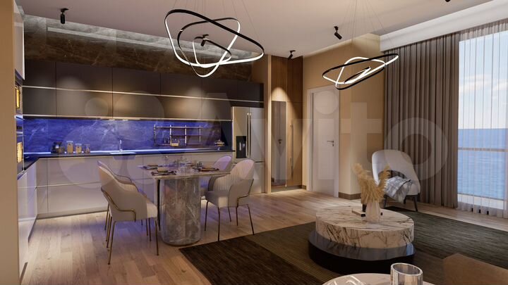 Квартира-студия, 55 м² (Кипр)