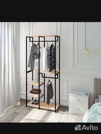 Стеллаж вешалка