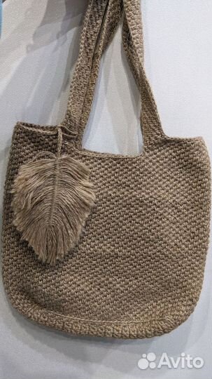 Cумка из джута ручная работа