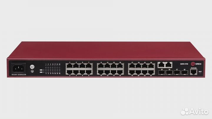 Российский коммутатор Qtech QSW-3750-28T-AC-R
