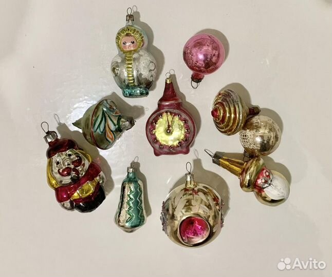 Антиквариат елочные игрушки СССР