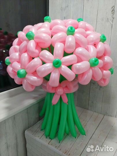 Цветы букет из шаров