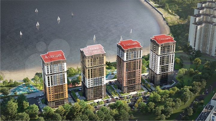 3-к. квартира, 67,3 м², 13/21 эт.