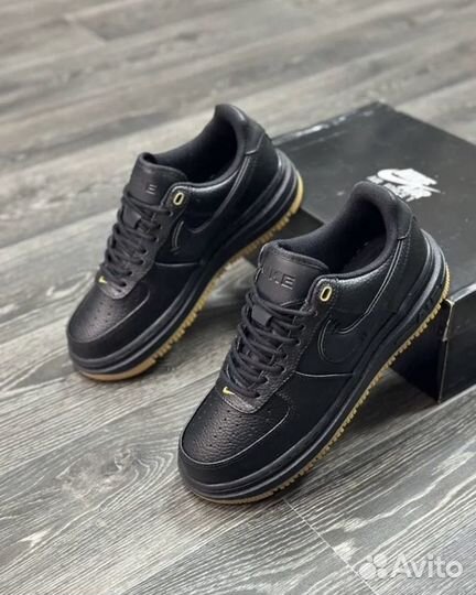 Кроссовки nike air force 1 low luxe black gum