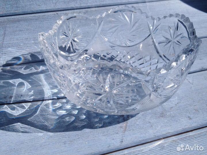 Салатник хрустальный