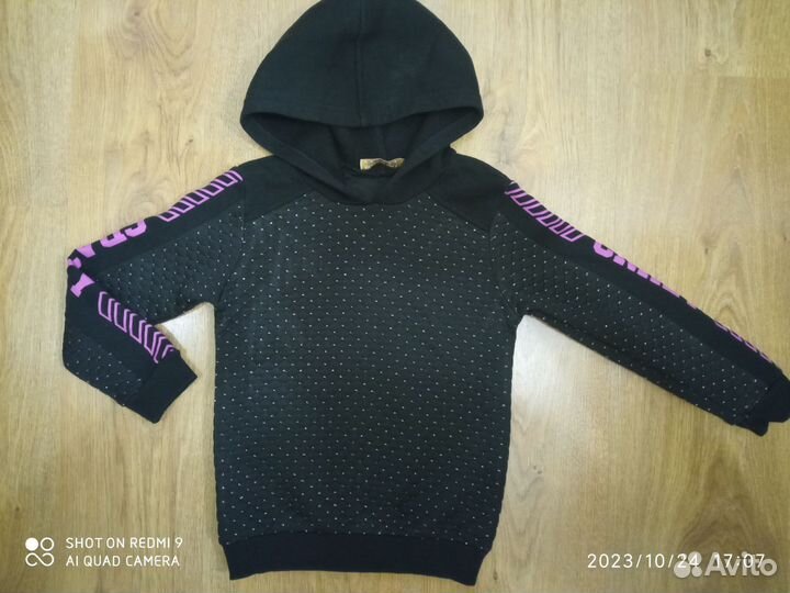 Толстовки джинсы утеплённые на рост 110-116