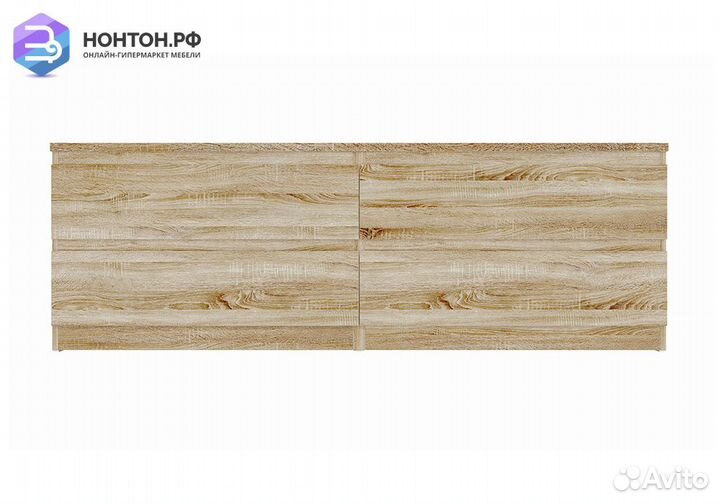 Комод низкий Мальта 4 ящика сонома