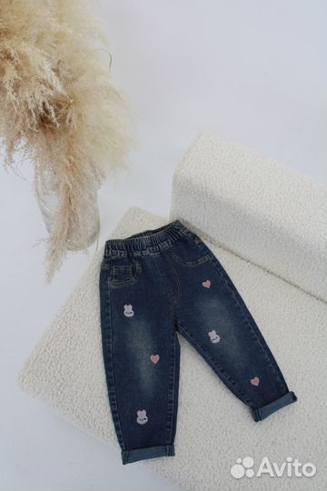 Джинсы детские на резинке