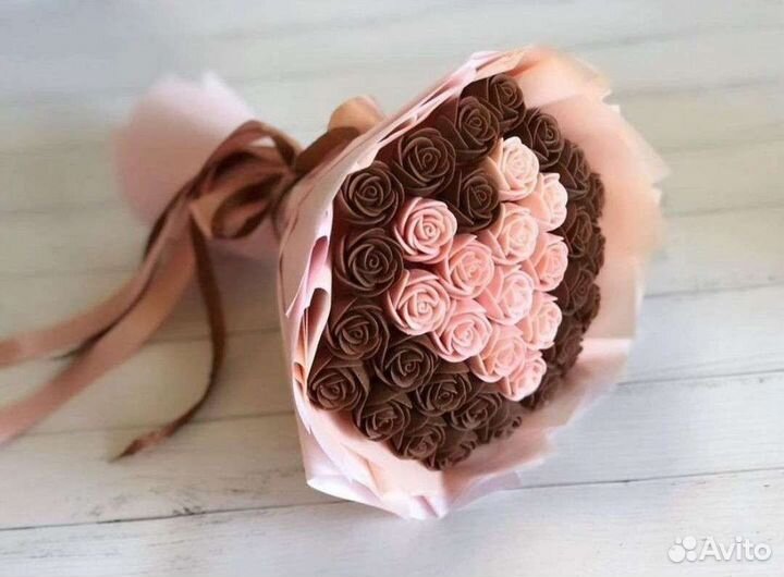 Букет из шоколадных цветов, сладкий букет