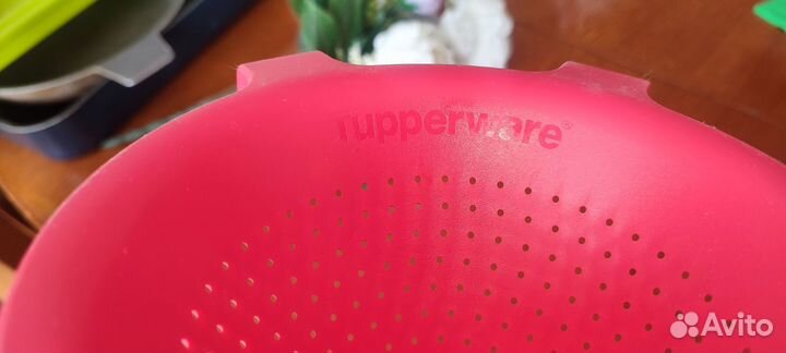 Tupperware дуршлаг и крышка для слива жидкости