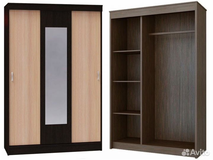 Шкаф купе венге