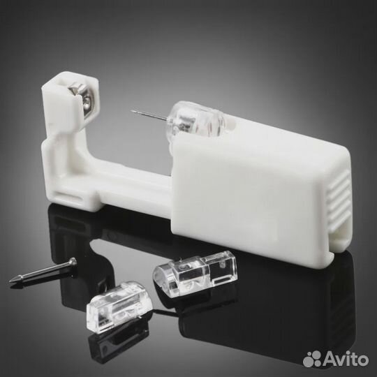 Пистолет для прокола ушей стерильный с сережкой 2м