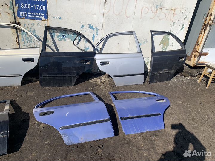 Задние двери hyundai accent
