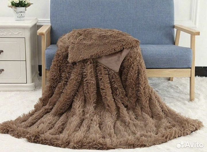 Плед покрывало пушистое