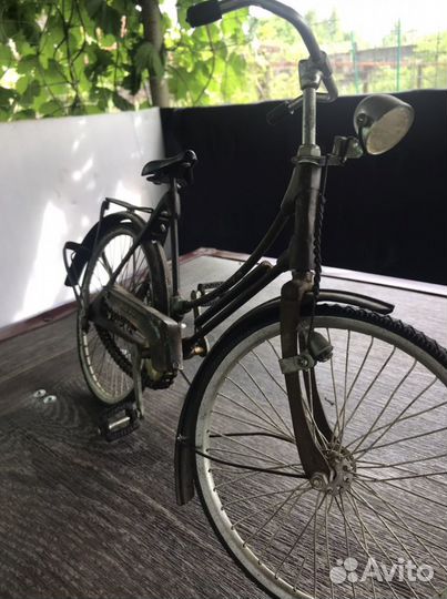 Антиквариат игрушка немецкий велосипед