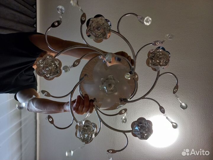 Люстра потолочная бу