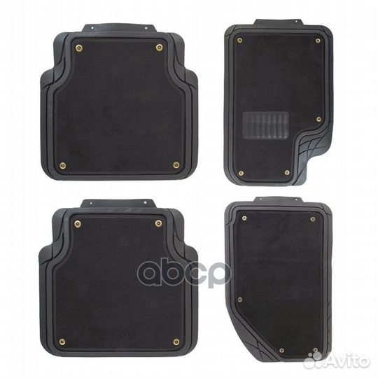 Коврики салона универсальные PVC, карпет / черн