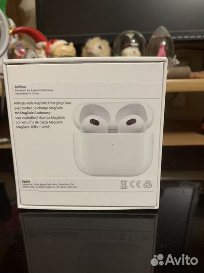 Беспроводные наушники apple airpods 3