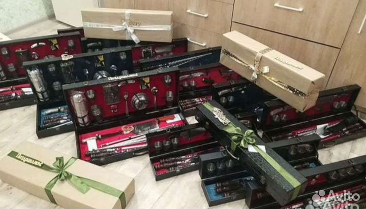 Набор шампуров в подарочном кейсе