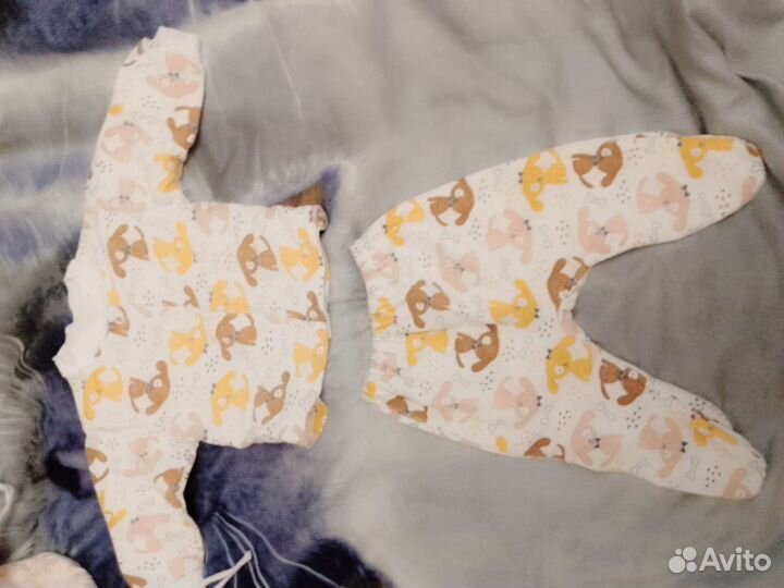 Детские вещи на девочку 0-6 месяцев