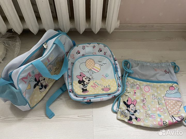 Рюкзак мешок для сменки и дорожная сумка