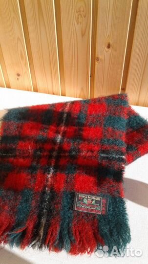 Новый мужской мохеровый шарф 30х120 см
