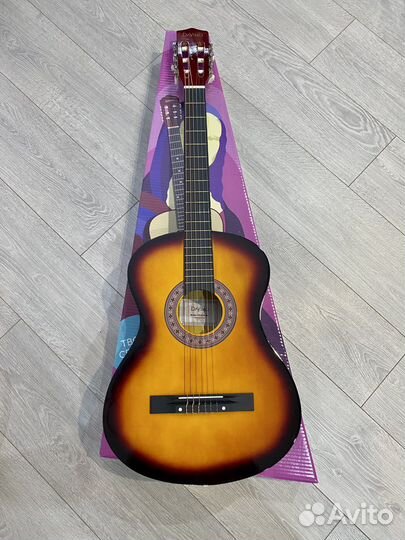 Гитара класическая 7/8 + набор