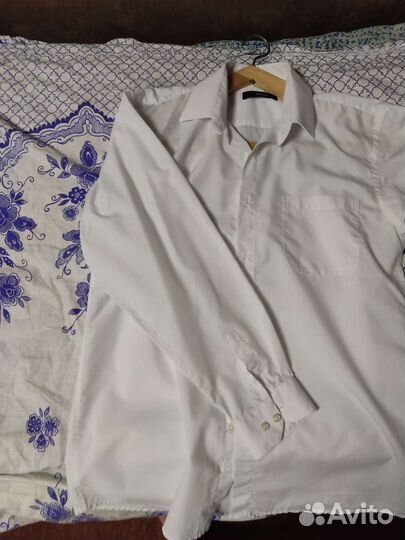 Рубашка белая размер 16