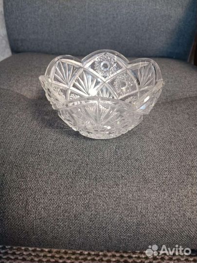 Салатник хрустальный