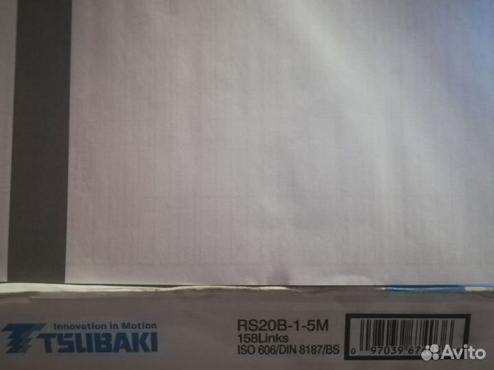 Цепи приводные Tsubaki RS20в-1,12В-1,10В-1, 08В