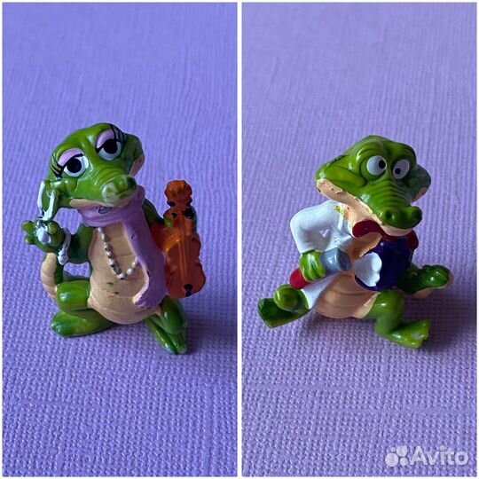 Киндер игрушки Крокодилы в школе