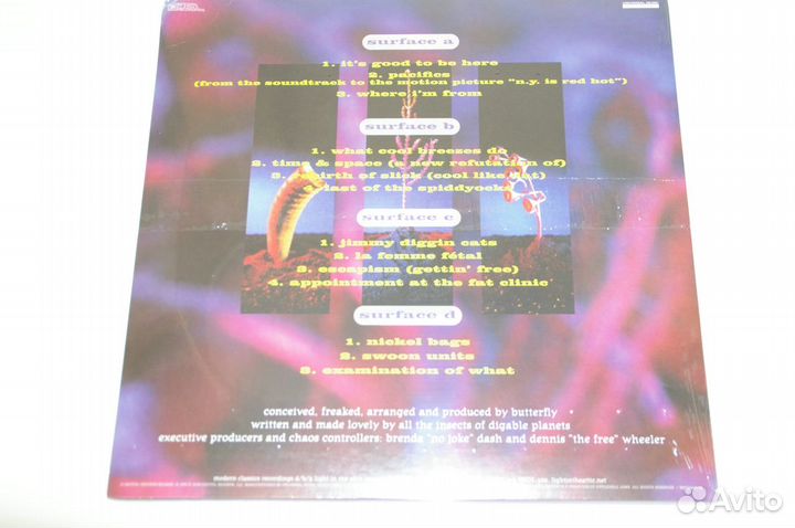 Пластинка Digable Planets тираж 500 штук