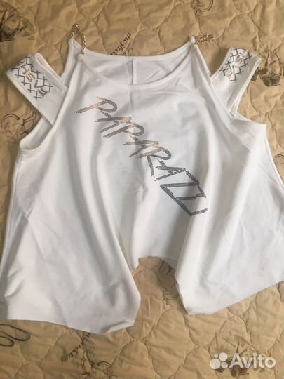 Костюм paparazzi джинсы и кофта 46-48. Стразы