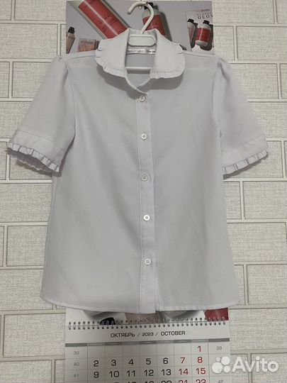 Рубашка в школу 122/128 7/8 лет